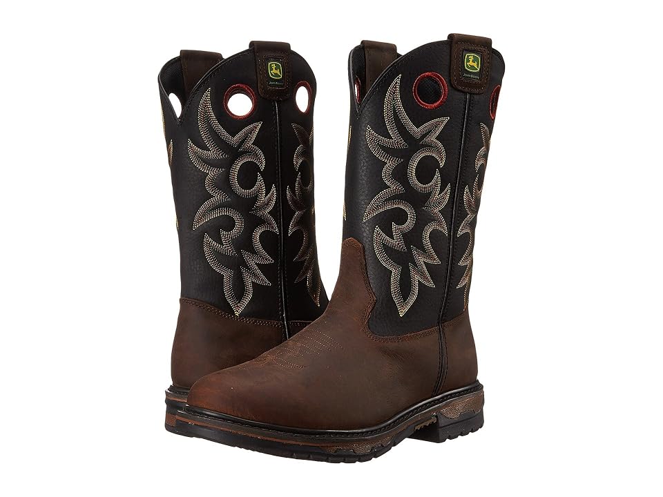

John Deere Steel Toe (Brown Bison) Men's Work Boots