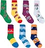 Crazy Socks Breakfast Food Cereal Crew Socks for Men & Women Funny Novelty Food Designs Colorful, Comfy & Unique