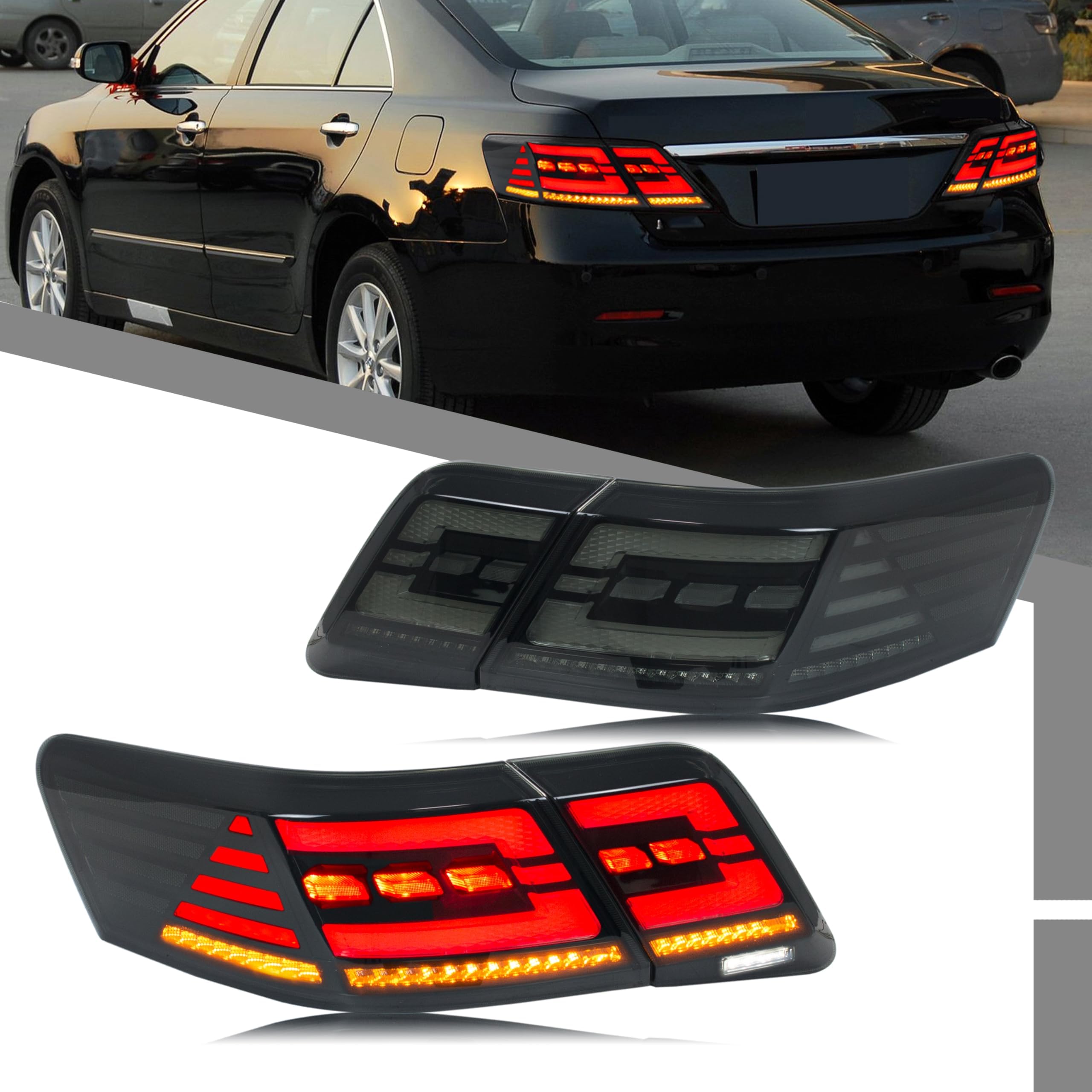 Amazon.com: LED Tail Lights Assembly Compatible with Toyota Camry 2006 ...