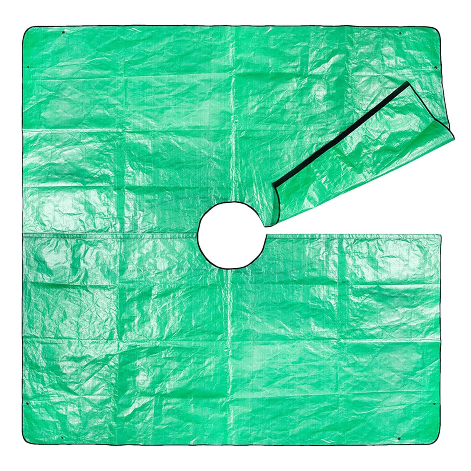 Cypreason Pack Of 1 Bush Trimmer Catcher, Pruning Tarpaulin With 12 Inch And Corner Buckles, Waterproof Shrub Cutting Tarpaulins For Garden Plants, Artificial Grass