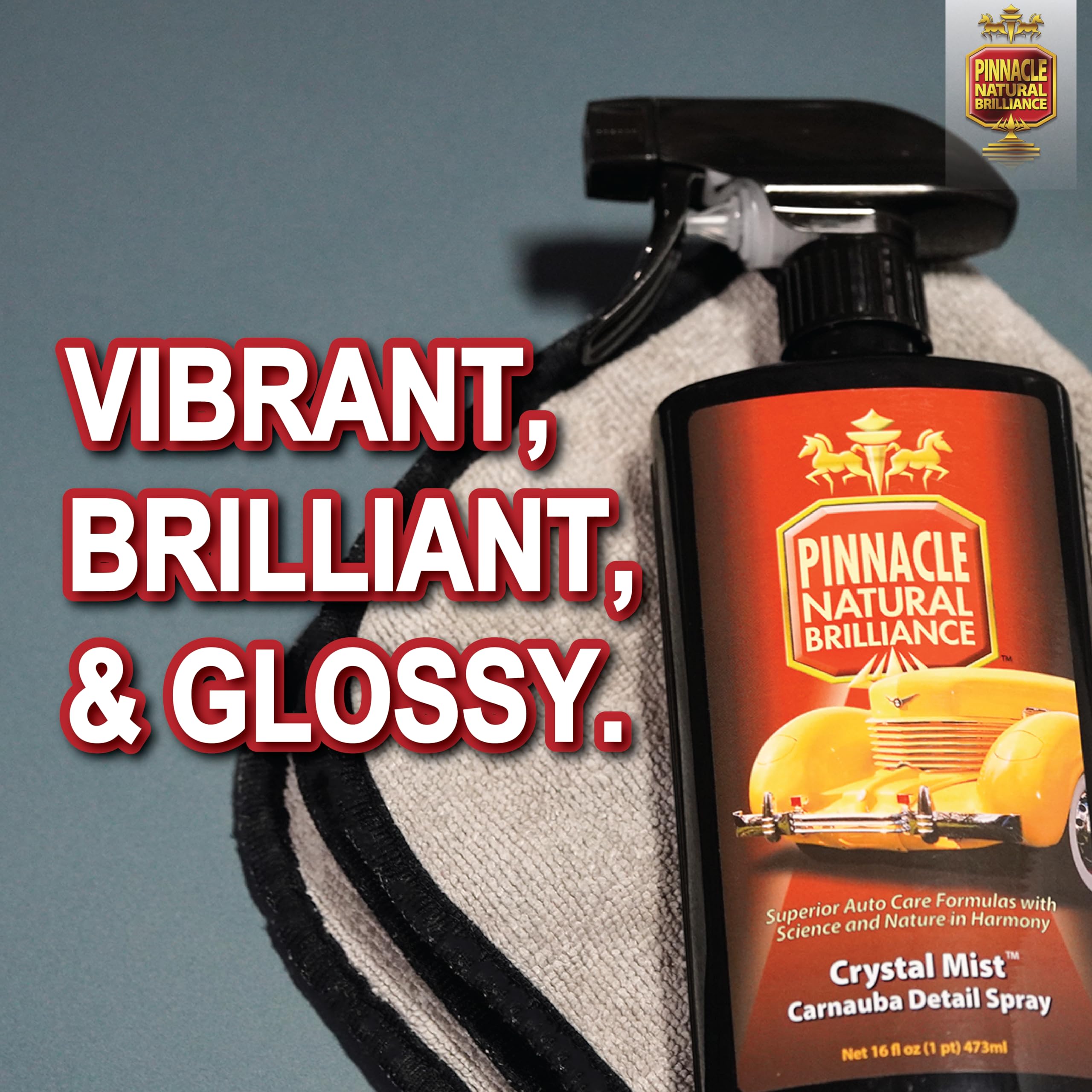 Amazon.com: Pinnacle Natural Brilliance Crystal Mist Detail Spray