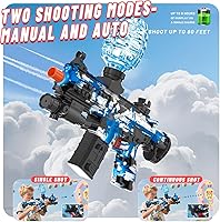 Vista 8 de JIFTOK - Pistola eléctrica de bolas de gel, lanzador automático de bolas de salpicaduras de alta velocidad con más de 60000 y gafas, juguetes