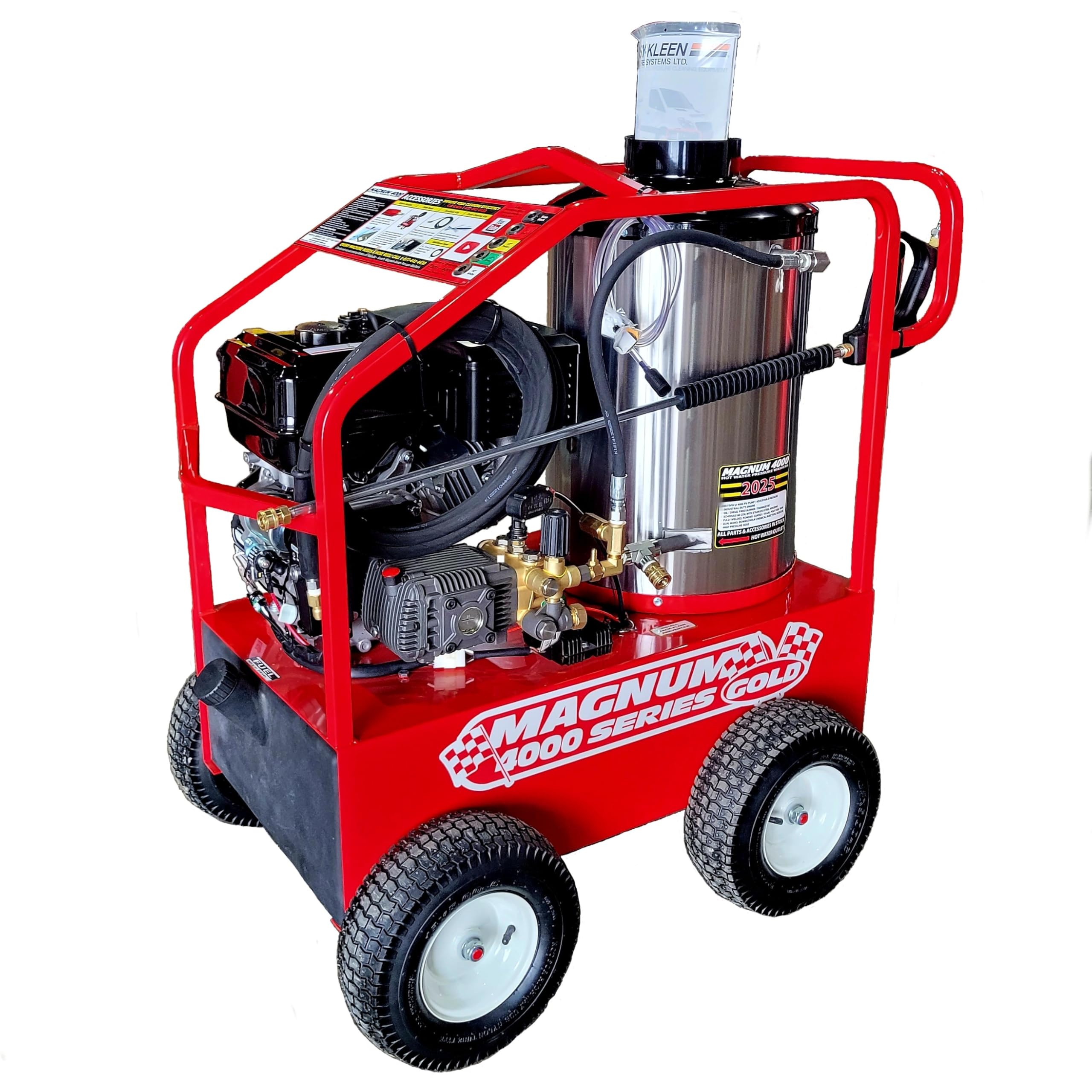 ＶｅｓｔａＷａｖｅ　ＶＷ０４Ａ　１５Ｗ　４０００Ｌ／ｈ Magnum 4000 PSI Hot Water Pressure Washer, 15 HP Gas Units
