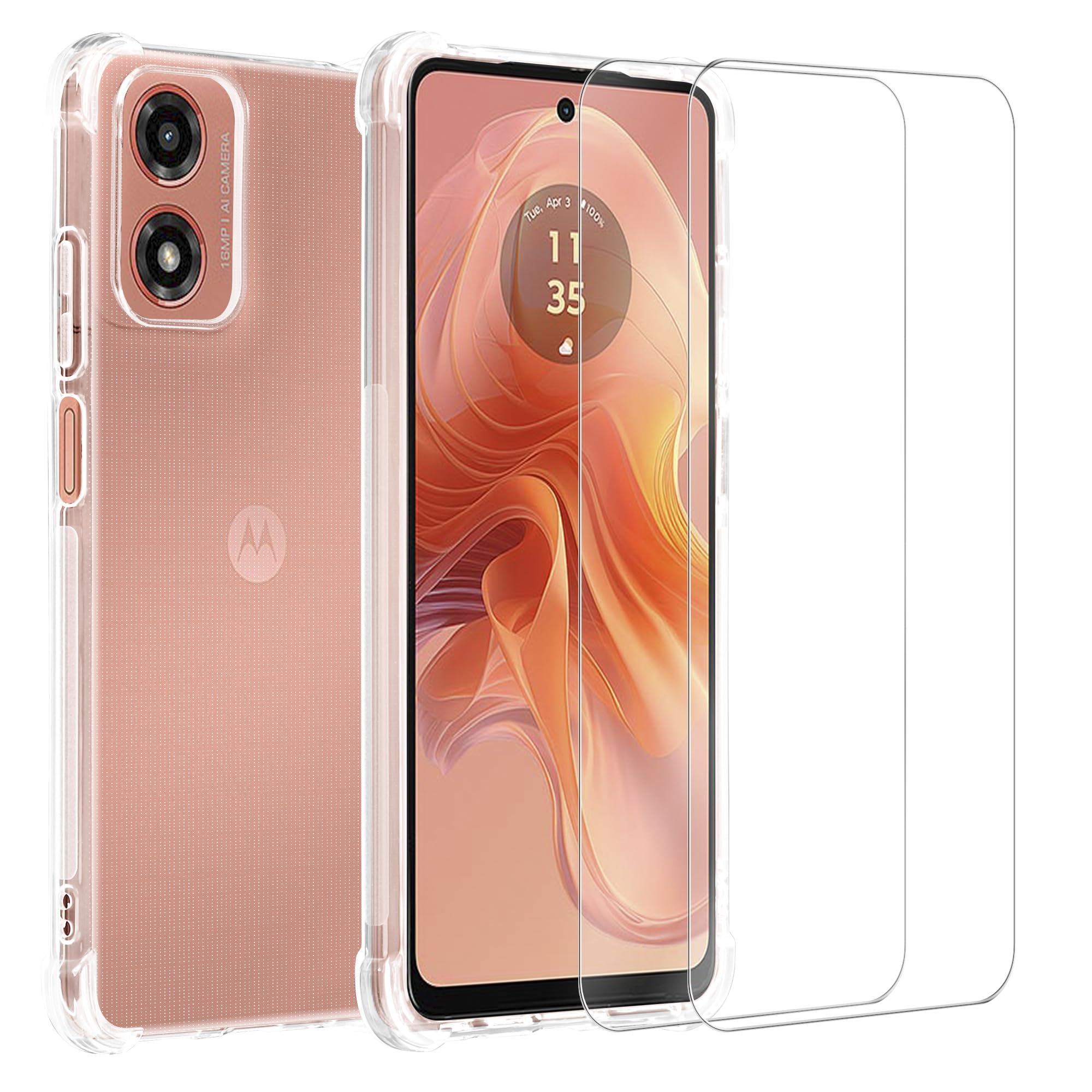 Coque Silicone Souple Transparente Pour Motorola Moto G4 Plus - Protection Invisible Anti-chocs - HT596