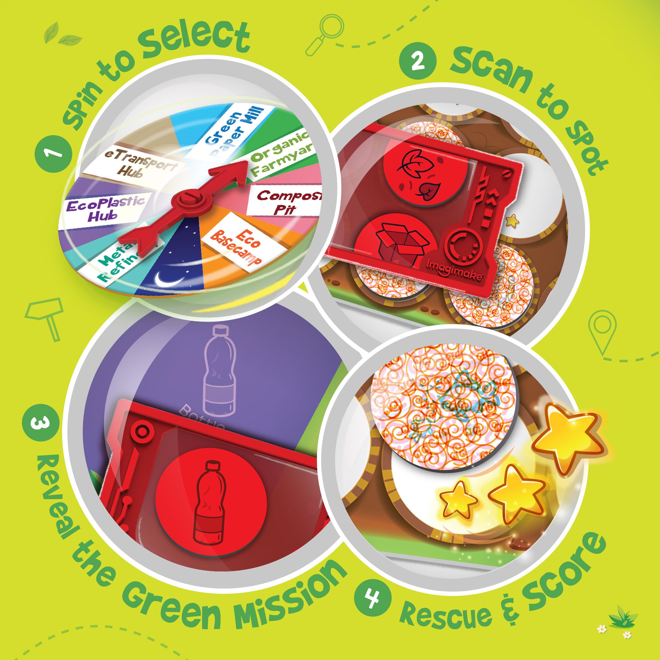 Imagimake Rescue Quest - Green Champions, Multicolor, 17 centimeters x 28 centimeters - Image 3