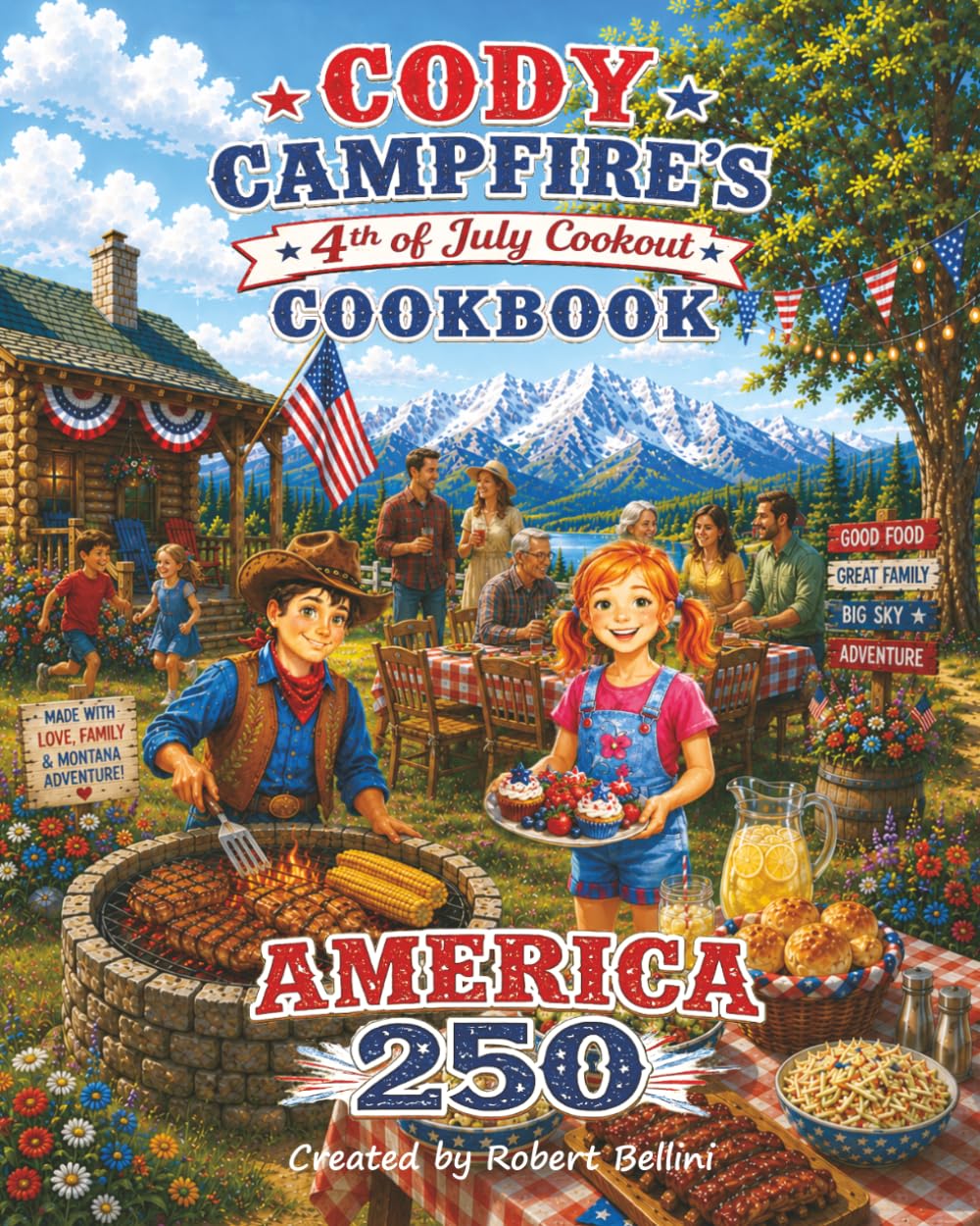 Cody Campfire’s 4th of July Cookout Cookbook: A 4th of July Family Cookbook (Chirpy's Flavor Frontier Series Family Cookbooks)