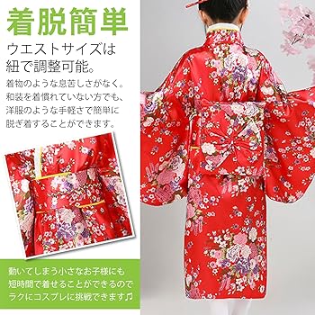 姫子供用 七五三 伝統的和装 Amazon.co.jp: [RONGUI] 着物 子供 女の子 コスプレ 正月 七五三