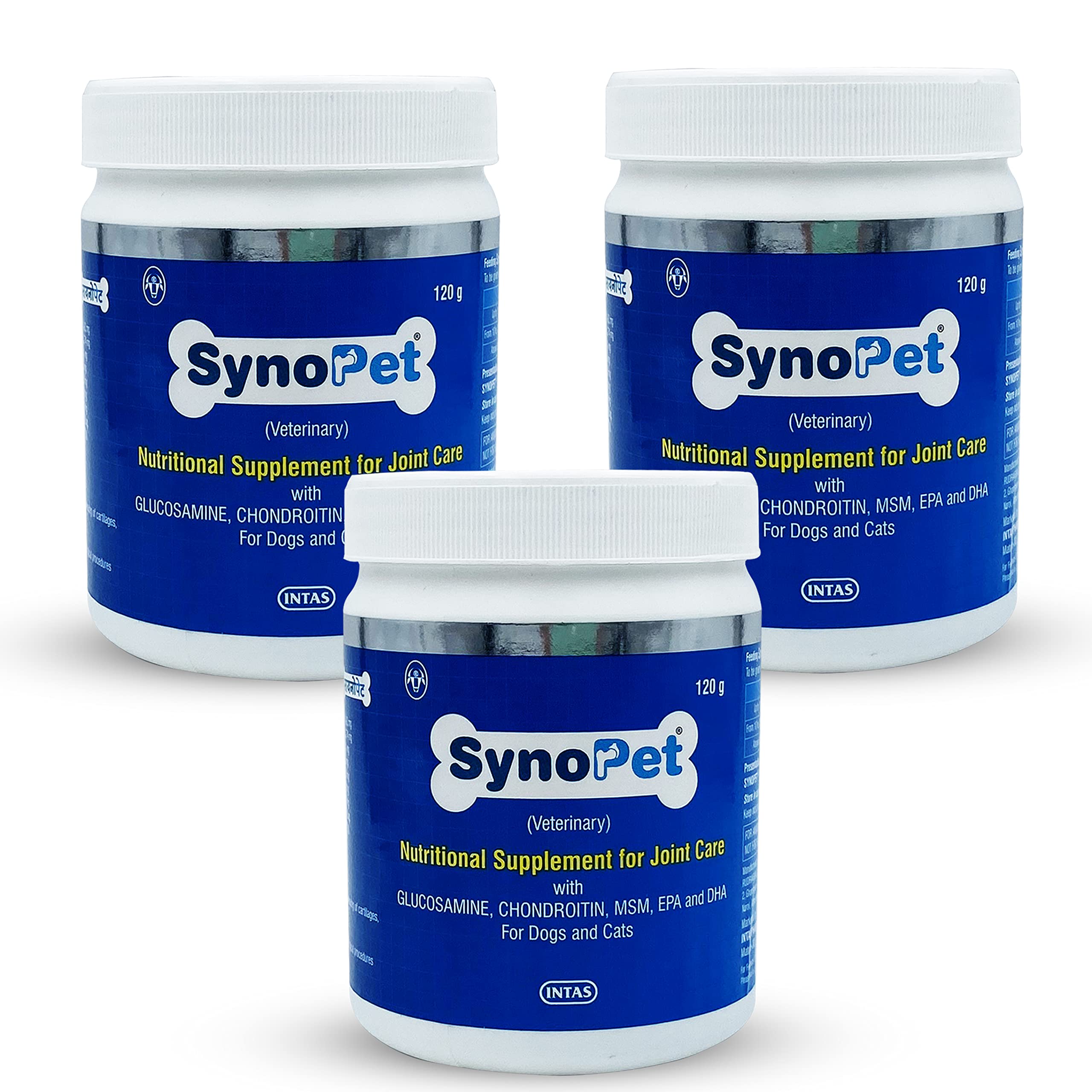 ALP Synopet Nutitonal Supplement for Joint Care| Nutritional Supplement for Joint Disorder & Reduce Tear & wear of Cartilages| Better Mobility| 120g Pack of 3