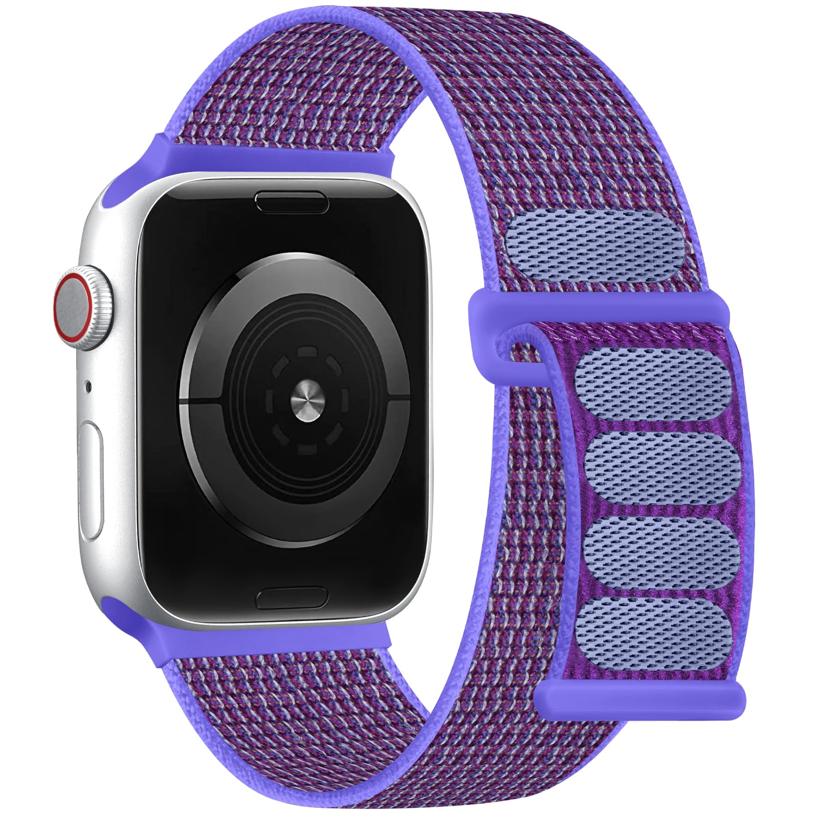 DaQin Nylon Sport Loop Compatible with Apple Watch Band 40mm 38mm 41mm 42mm 44mm 45mm 46mm 49mm, Soft Breathable Braided Wristband for iWatch Band for