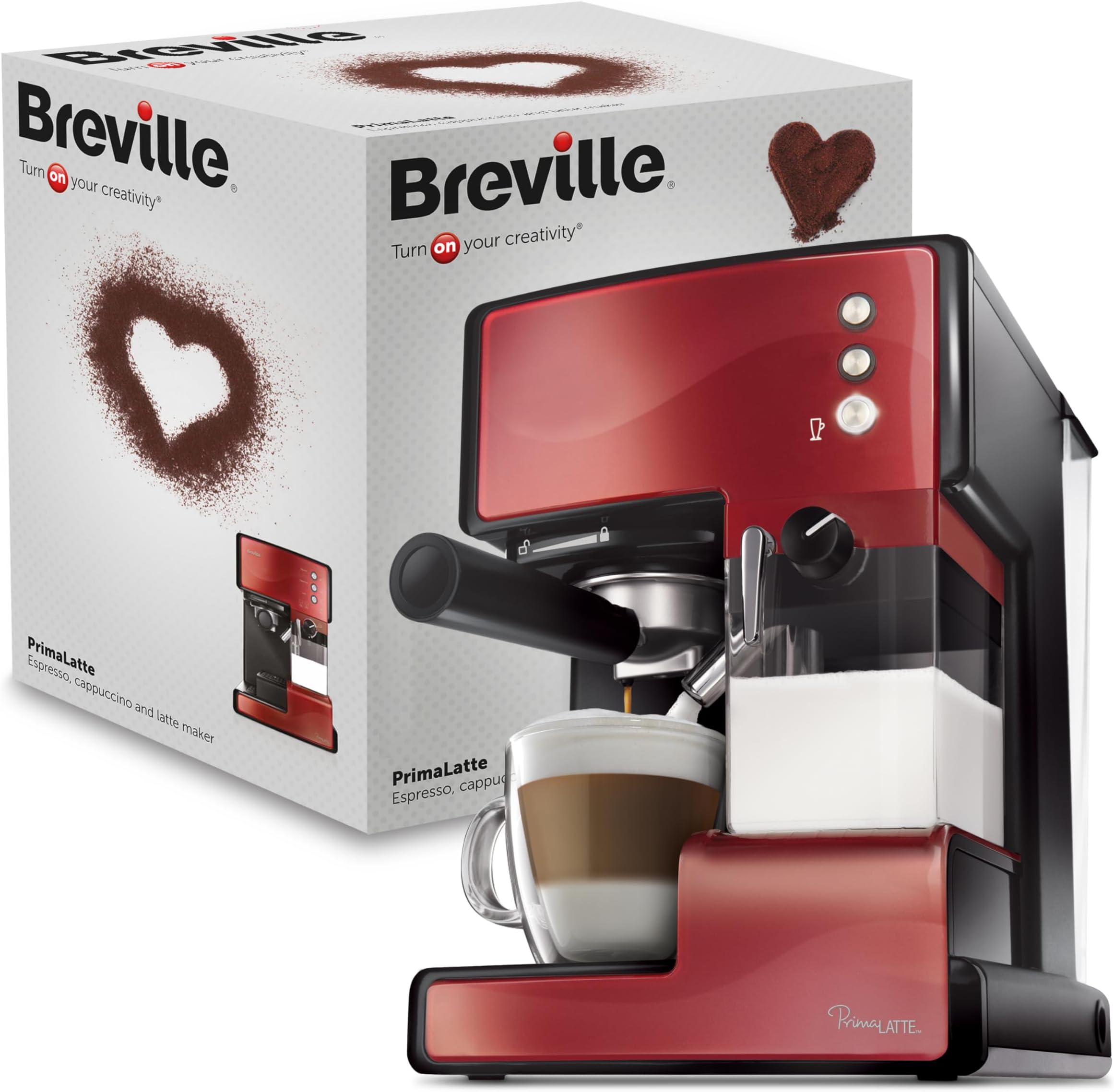 Amazon.de Breville Prima Latte II Siebträgermaschine