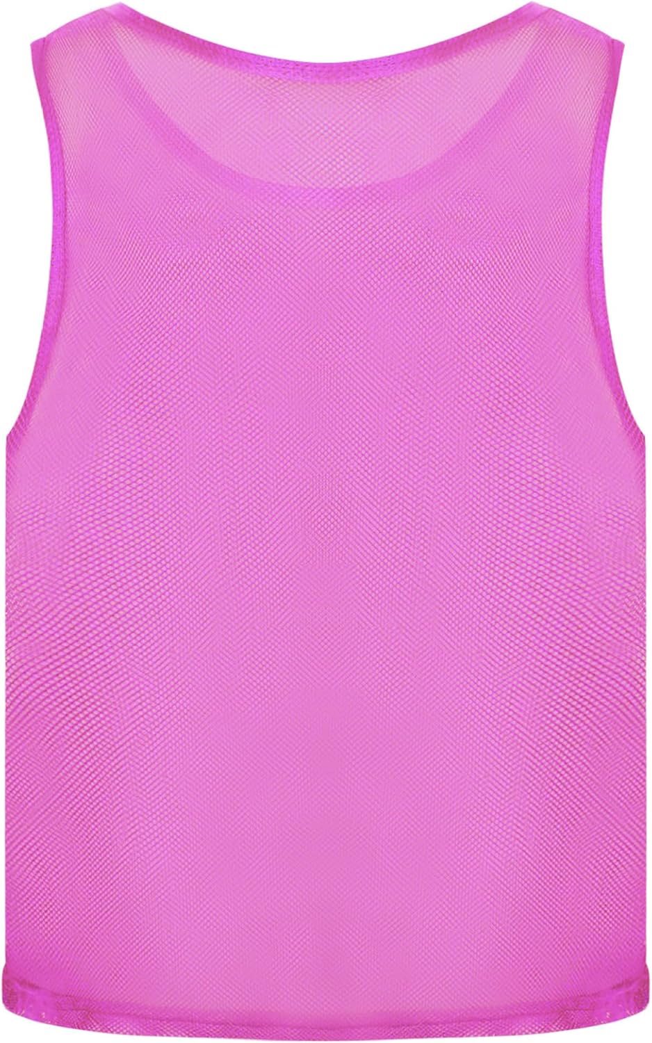 Unisex Kids Sports Scrimmage Training Vest Hollow Out Mesh Basketball Football Jersey Tank Tops
