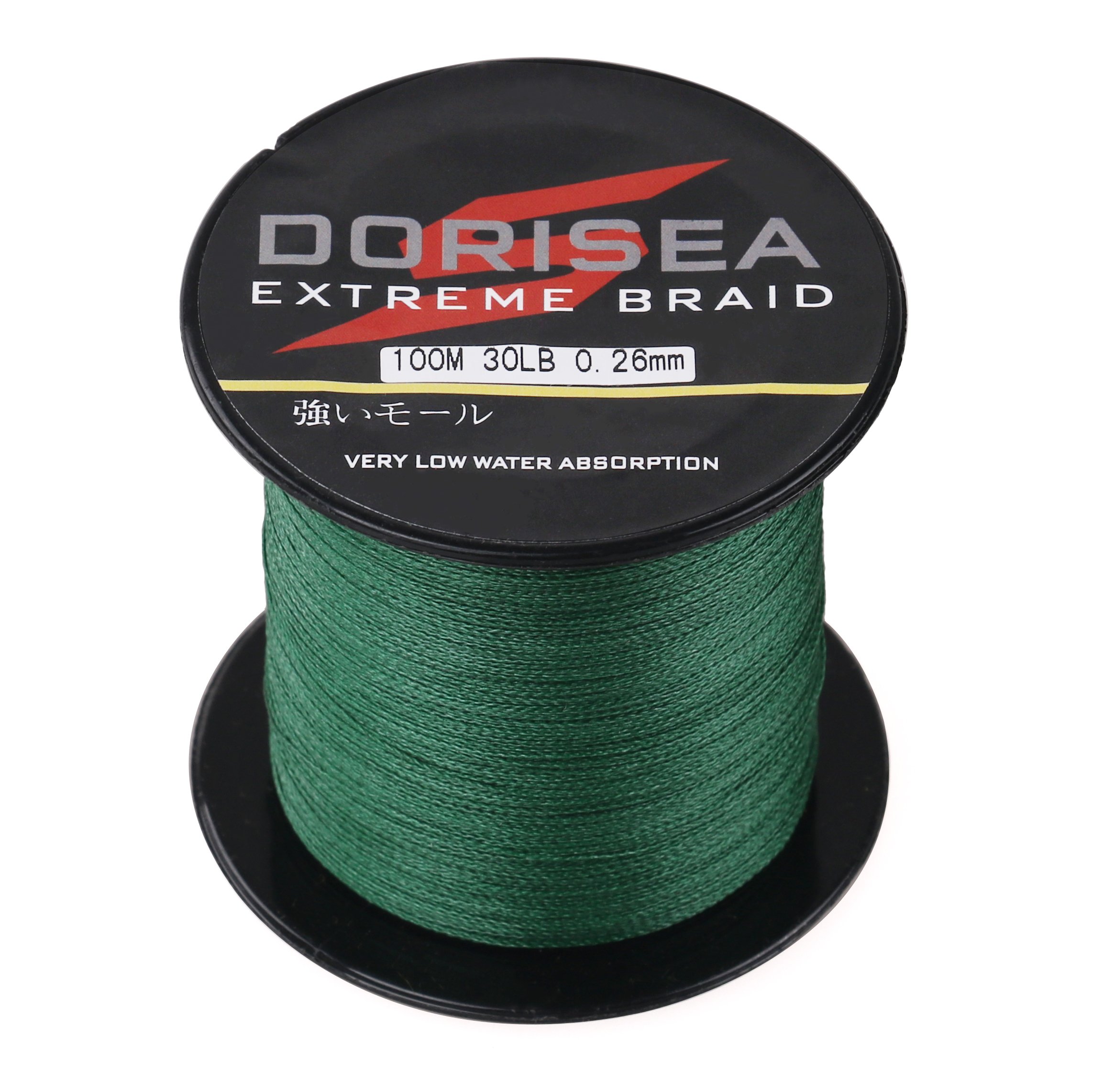 Dorisea Extreme Braid 100 Pe Moss Green Braided Fishing Line 109Yards