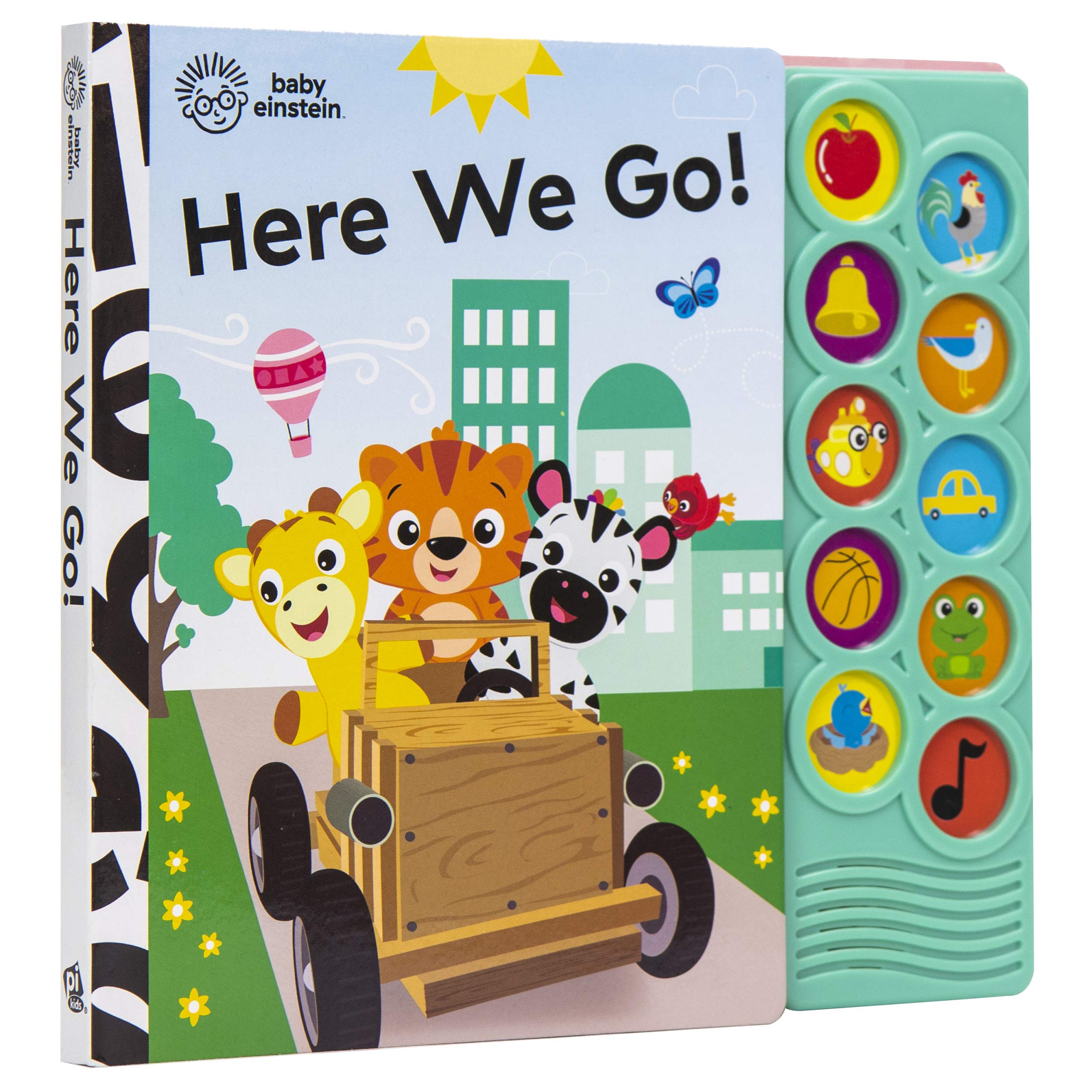 Baby Einstein - Here We Go! 10-Button Sound Book - PI Kids (Play-A-Sound)