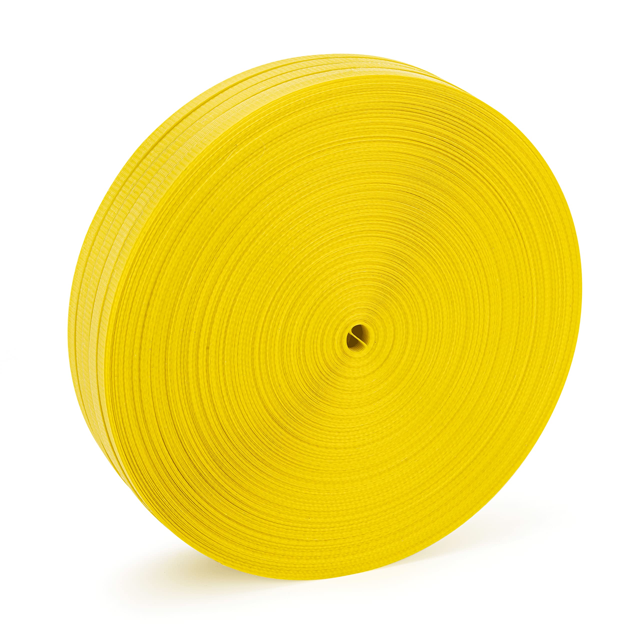 Gresdent Strapping 1/2" x 1640’ Heavy Duty Hand Grade Polypropylene (PP) Strapping Roll 300 lbs Break Strength(500m Yellow)