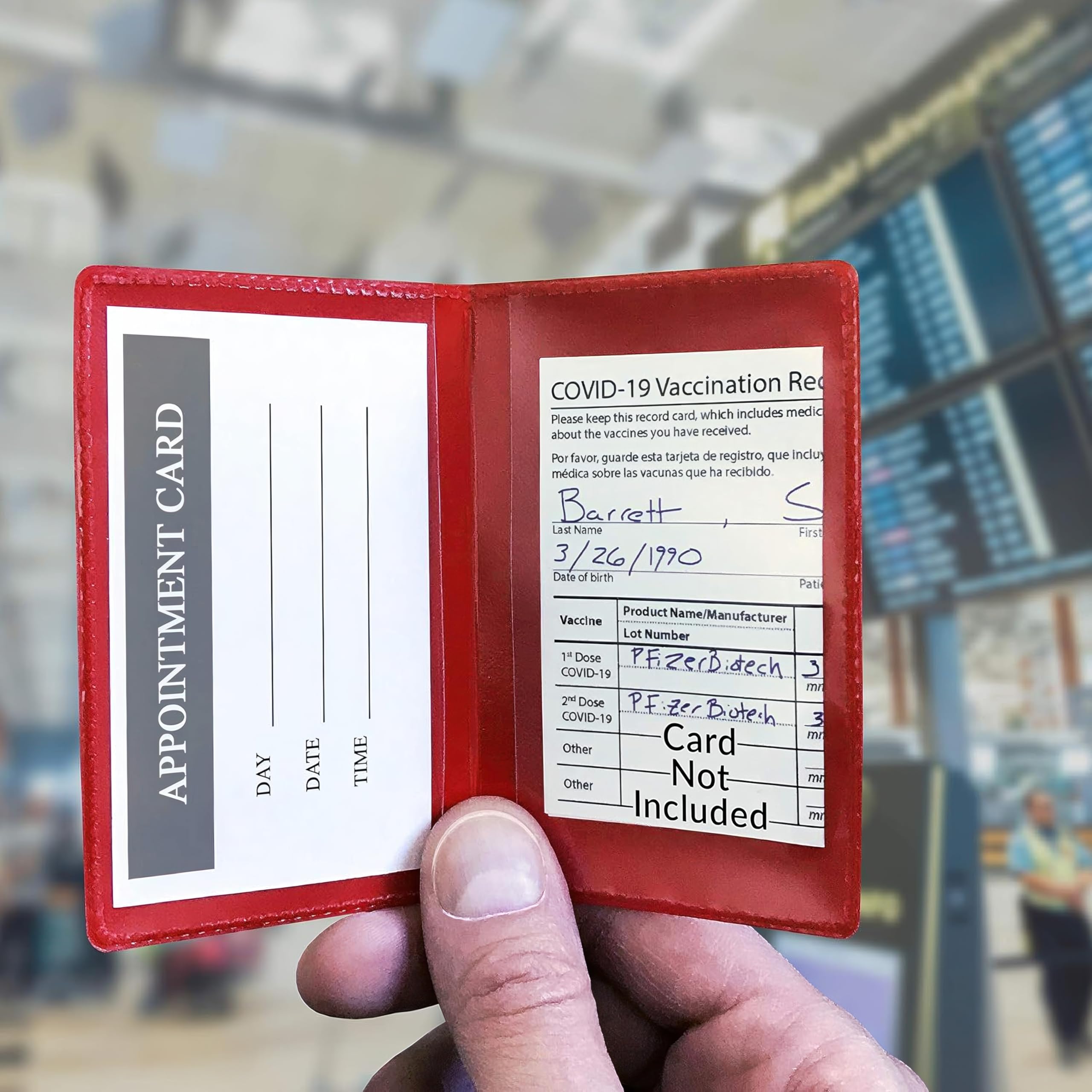 Amazon.com : StoreSMART - Folding Medical & Vaccine Card Holder