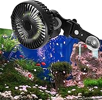 Vista 6 de Estink Ventiladores de refrigeración para acuario, ventilador de control automático de temperatura para acuario, ventilador de refrigeración