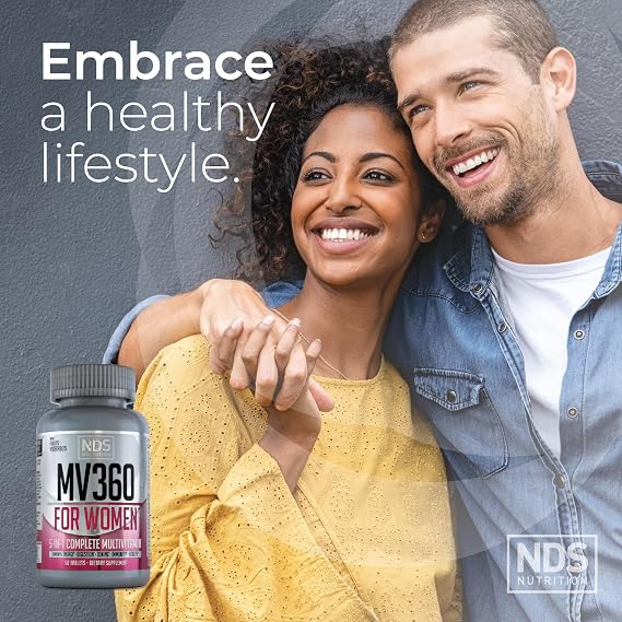 FitLife Brands Women's MV360 5-in-1 Complete Multivitamin - 60 Tablets