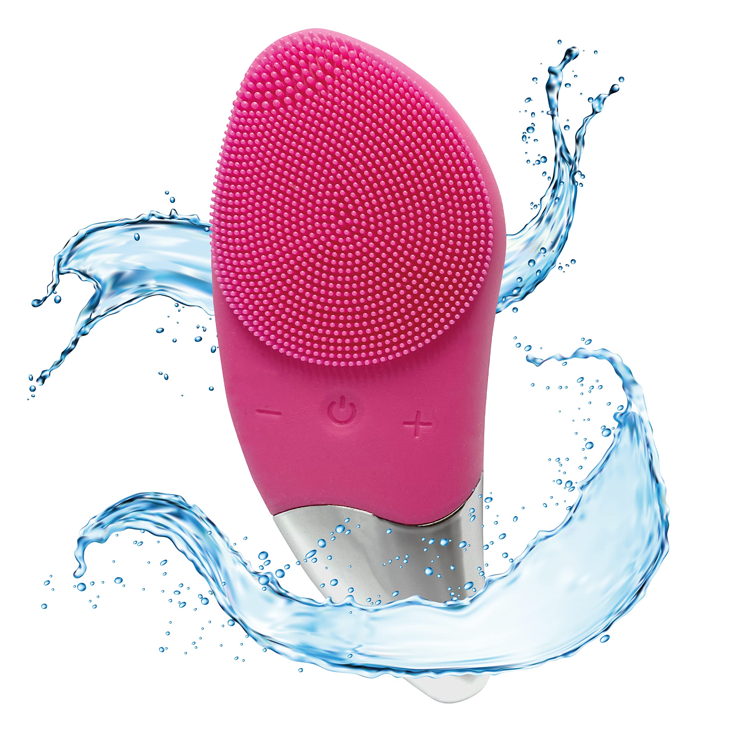 Cepillo Limpieza Facial Silicona Masajeador Eléctrico Impermeable IPX7 Recargable USB Exfoliante Todo Tipo de Piel Tecnologia Sonica.