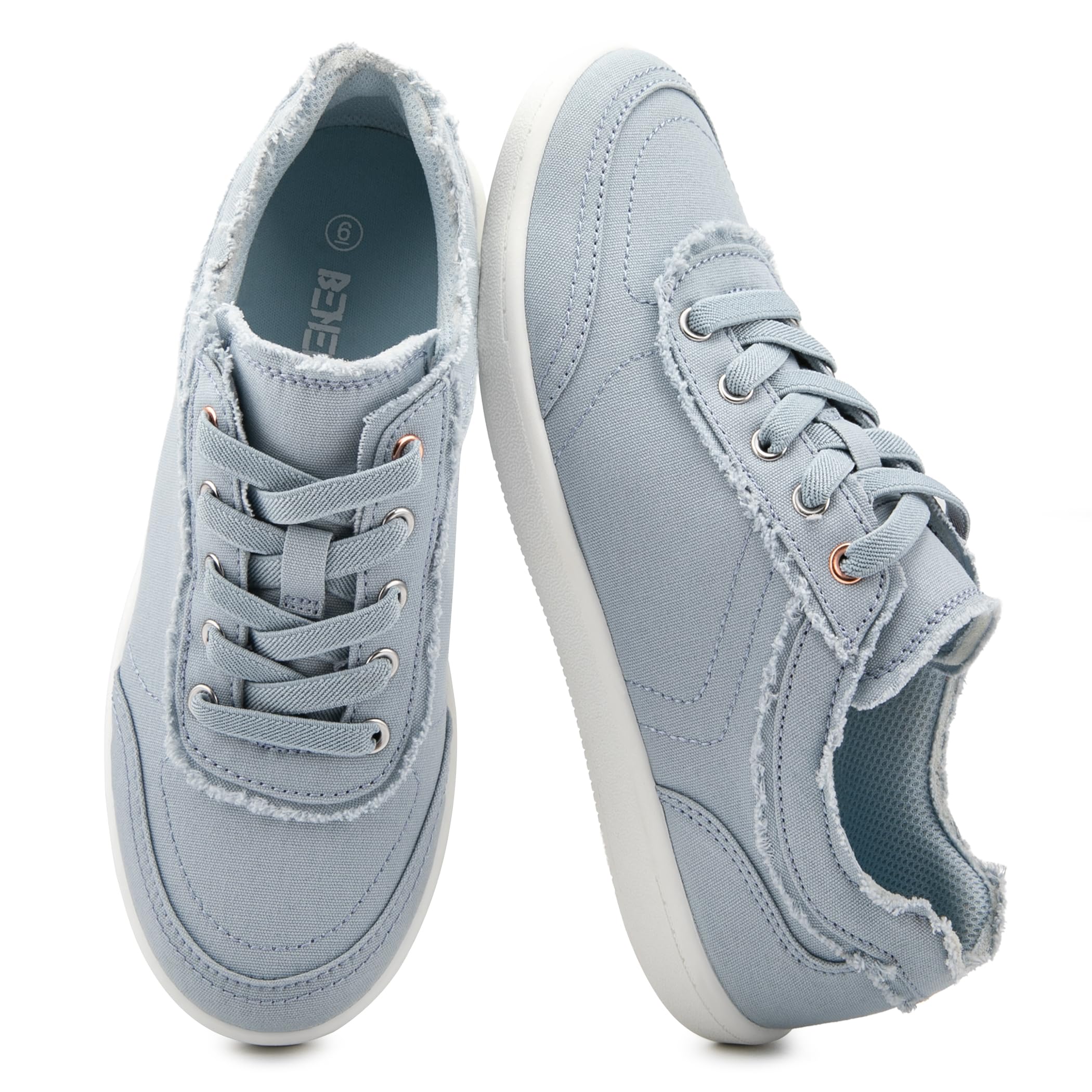 Women's Slip-On Canvas Sneakers, Lightweight Walking Shoes
