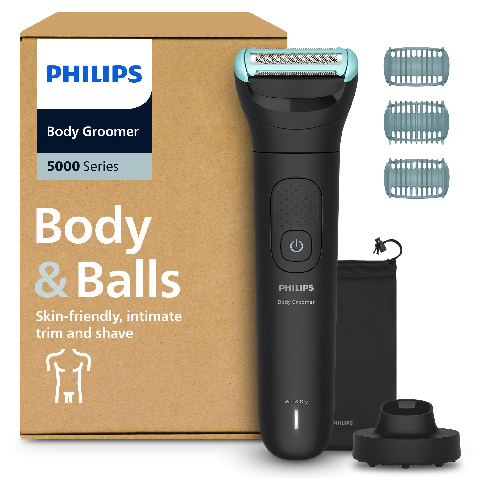Philips Afeitadora Corporal Series 5000: Precisión y Versatilidad