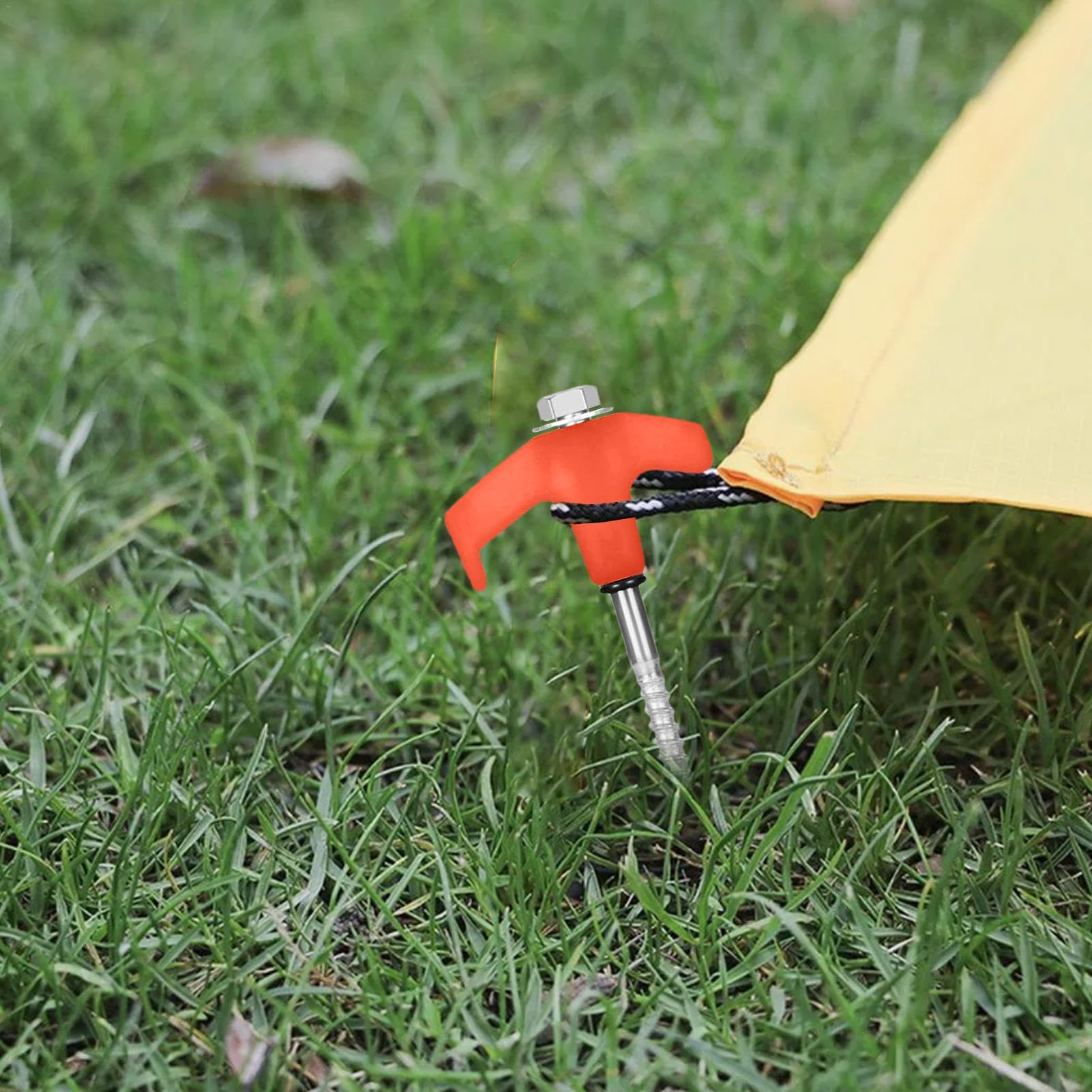 Piquets de tente à visser | 15 piquets de tente de camping | Piquets de