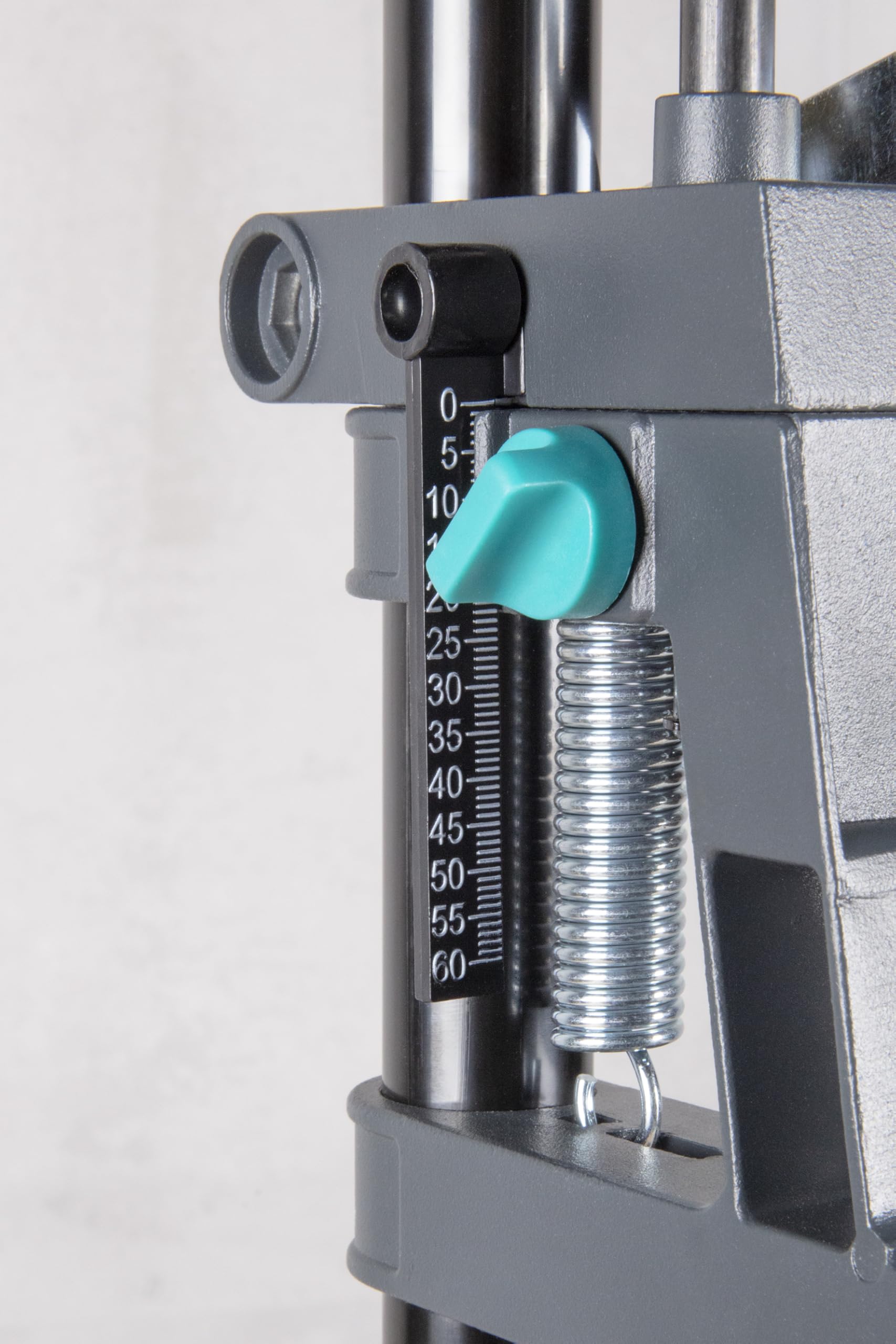 wolfcraft Colonna per trapani SOLID, attacco Ø 43 mm, corsa 55 mm | Attacco Euronorm Ø 43 mm, Profondità di Foratura 112 mm, Corsa 55 mm, Colonna Ø 25 mm per Fori Controllati – 5027000