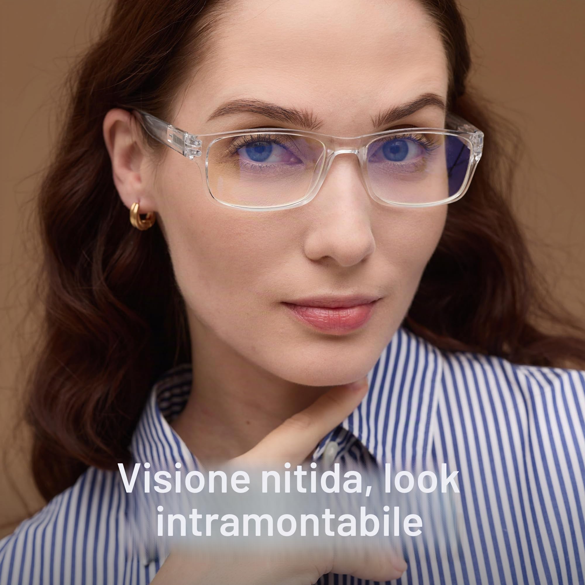 Gaoye 2 confezioni di occhiali da lettura per donne e uomini con filtro luce blu, occhiali ottici da vista, aiuto alla lettura per donne e uomini