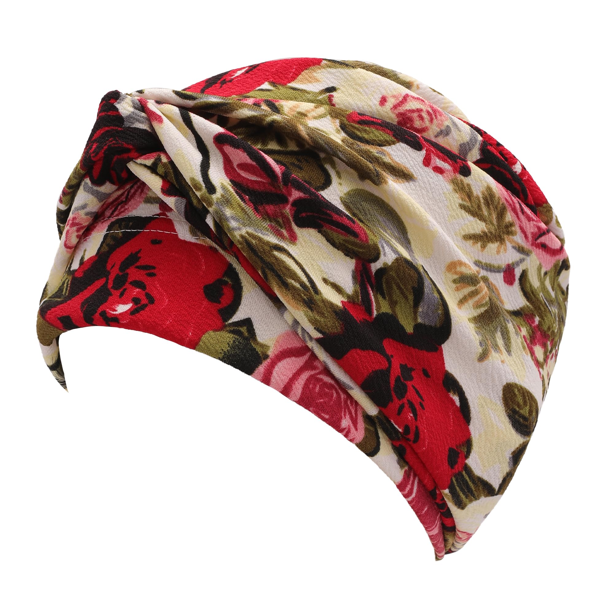 ZLYC Copricapo da Donna, prelegato, Cappello Turbante Leggero