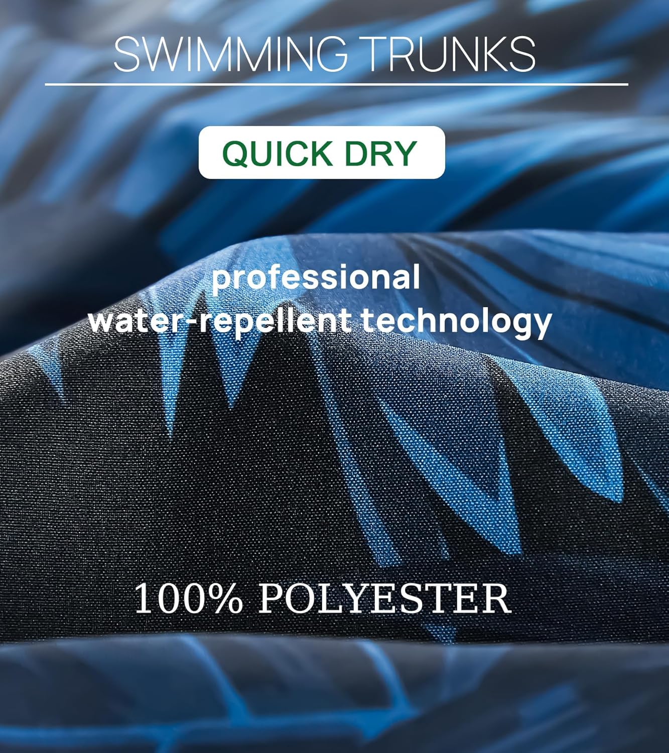 APTRO Men's Swim Trunks 9" Quick Dry Bathing Suit Big & Tall Beach Swimsuits - Image 5