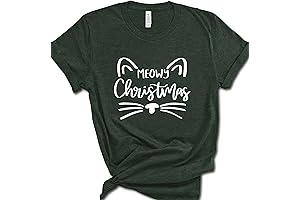 Merry Meow Cat Christmas Shirt: The Purrfect Holiday Outfit for Your Feline Companion