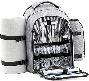 Zaino Termico DEWUR 35L Impermeabile - Borsa Frigo Con Apribottiglie Per Picnic, Spiaggia E Escursioni - Foto 4