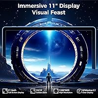 Vista 4 de Tablet Android 15 de 11 pulgadas 2026 con teclado, 24 GB de RAM + 256 GB de ROM, 2 TB Expand, Octa-core, 8000mAh, 5+13MP, 2.4G y 5G WiFi, Gemini AI