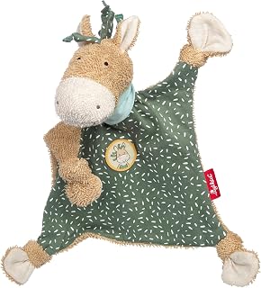 Sigikid 39825 - Manta para bebé, diseño de Pony, Color Verde y Beige