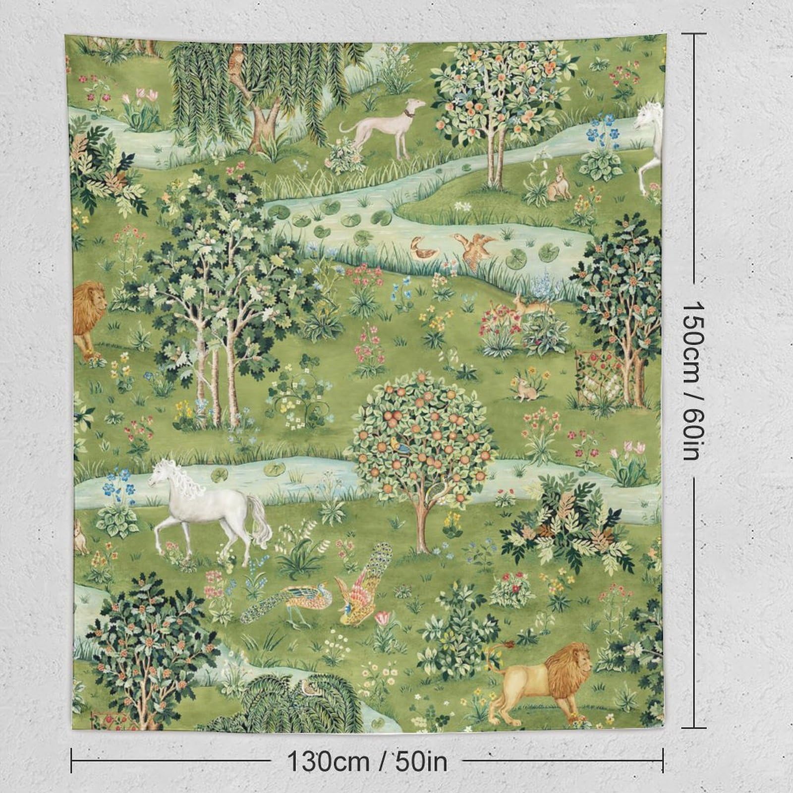 Amazon.com: Yearn Jear William Morris Tapestry Wall Hanging,Retro