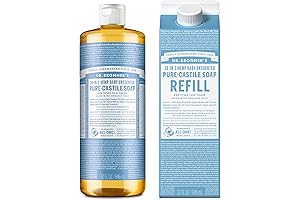 Dr. Bronner's Pure-Castile Liquid Soap - Baby Unscented 32oz