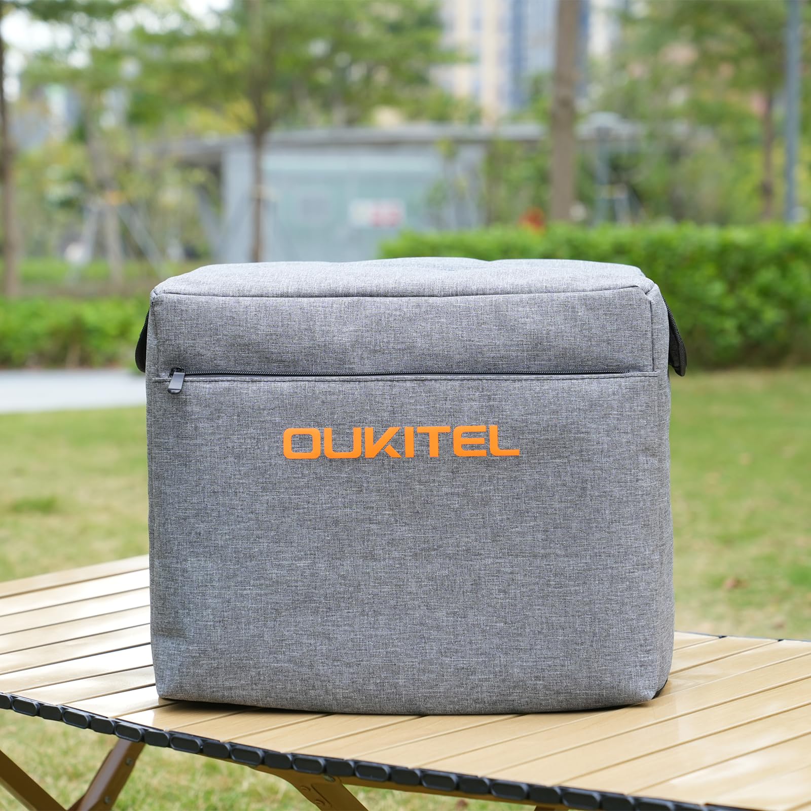 OUKITEL P2001 PLUS/PRO Funda protectora para Estacion de Energia Portatil, Resistente a la Lluvia y a Los Rayos Solares, Gris