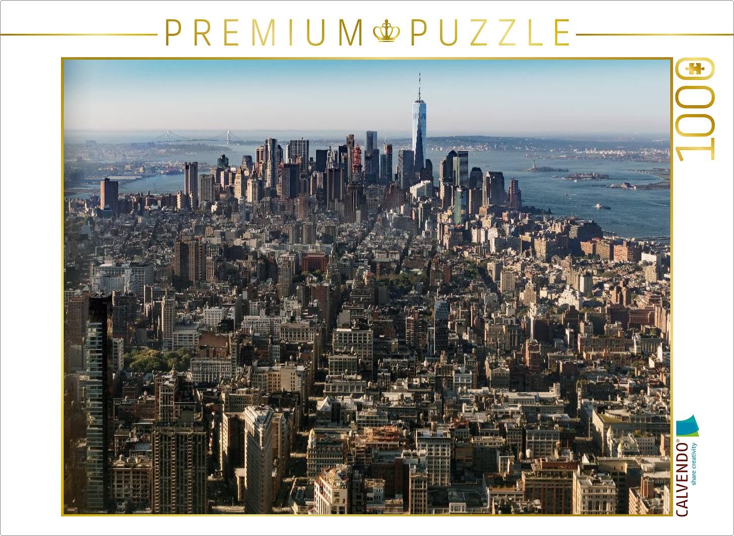 CALVENDO Puzzle Aperçu de la Ville de New York 1000 Pieces 64 x 48 cm from Kurt Krause