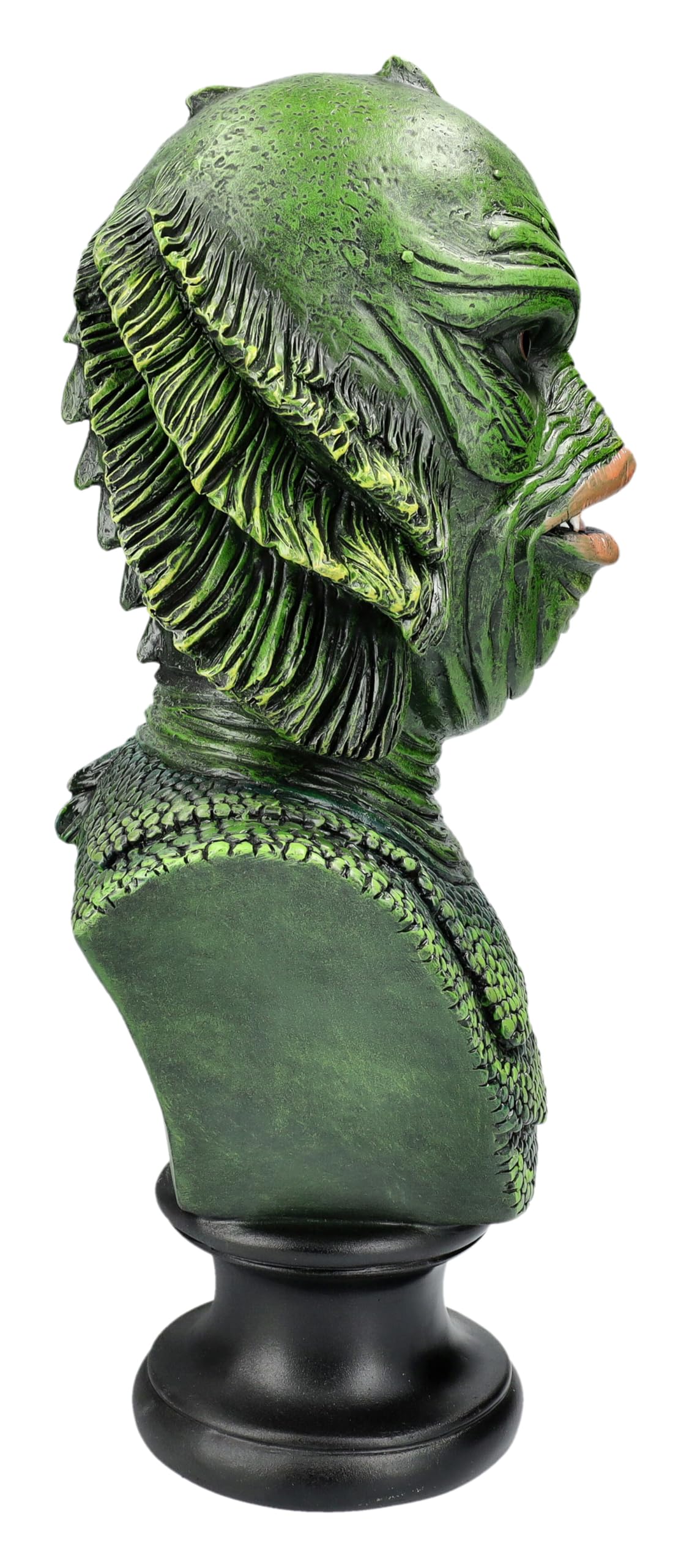 Figuren Shop GmbH Monster Büste Sumpfmonster – Handbemalte Horror-Figur aus Polyresin, Grusel-Deko & Fantasy-Skulptur, 36 cm Höhe