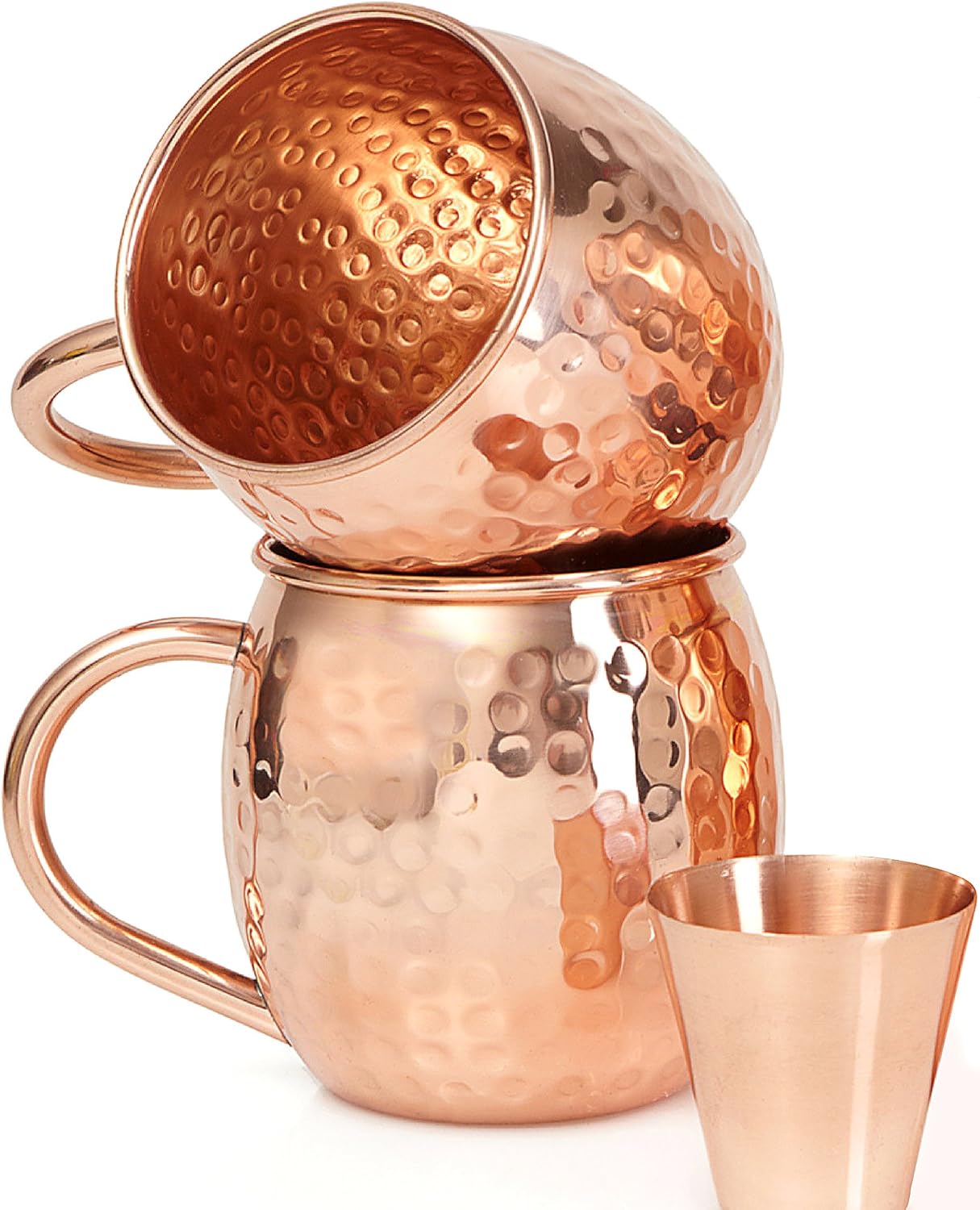 Handmade Solid Copper Moscow Mule Mug/Cup 16 Ounce Set Of-2