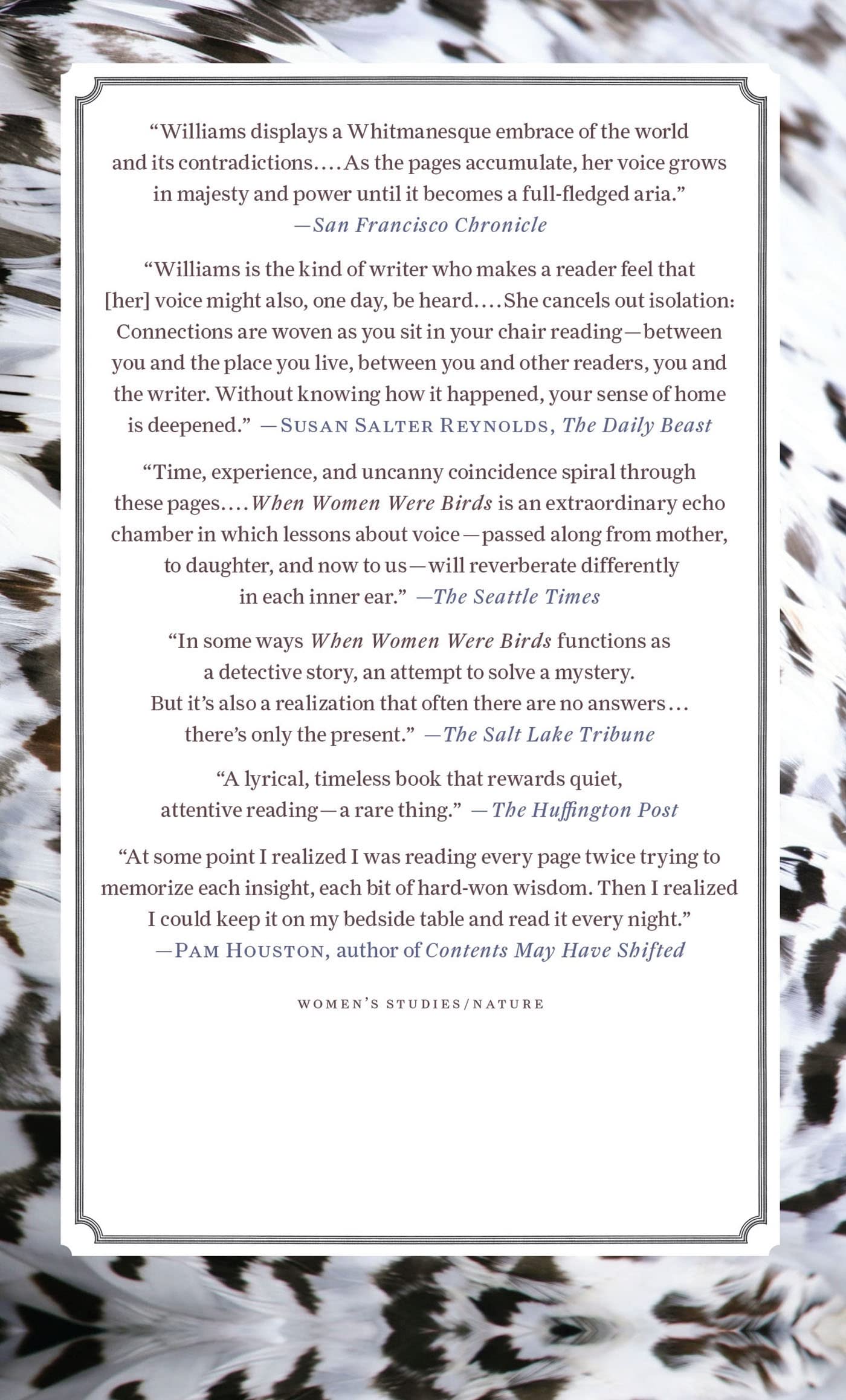When Women Were Birds: Fifty-Four Variations on Voice