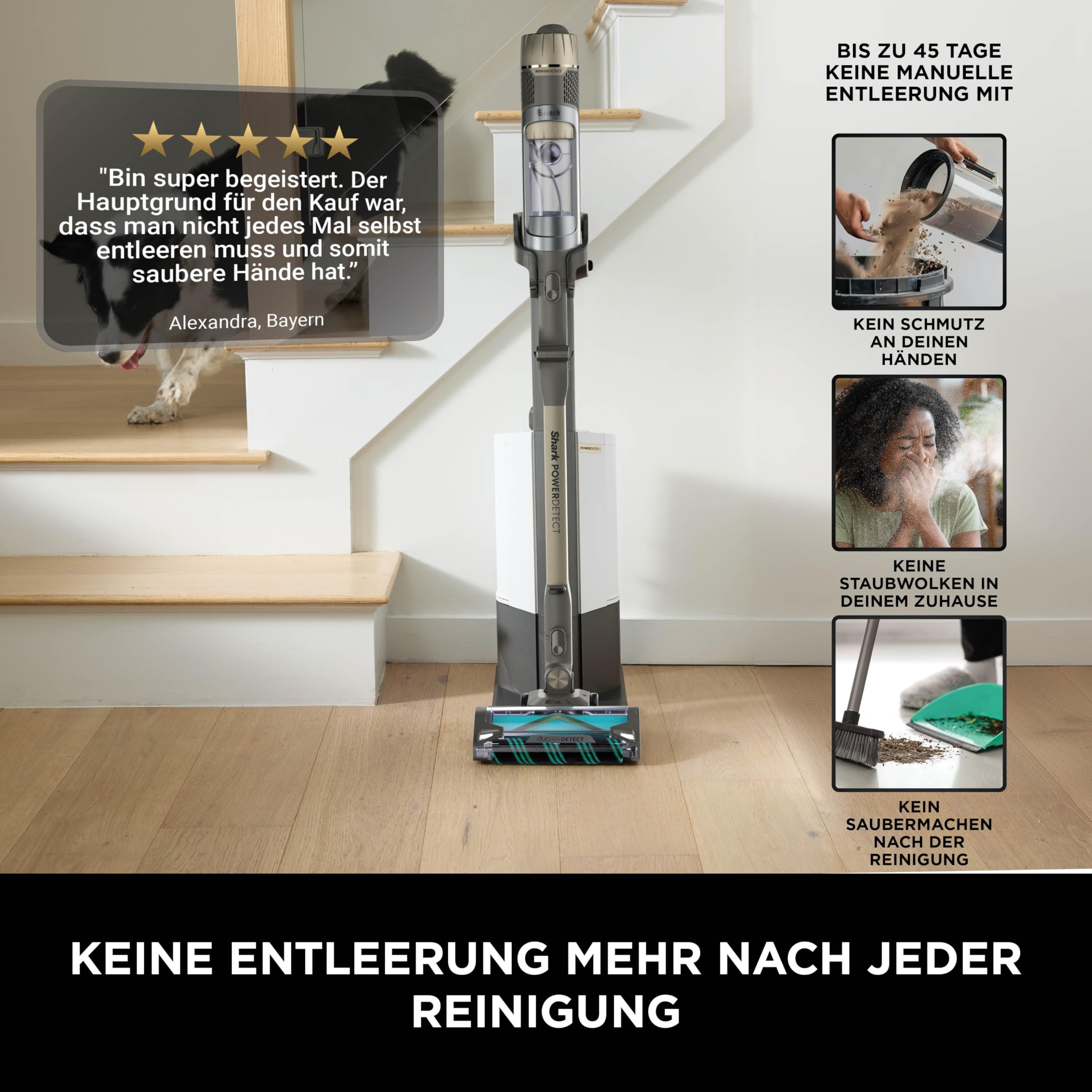 Shark PowerDetect Clean & Empty Akku-Staubsauger mit Absaugstation – Bild 6