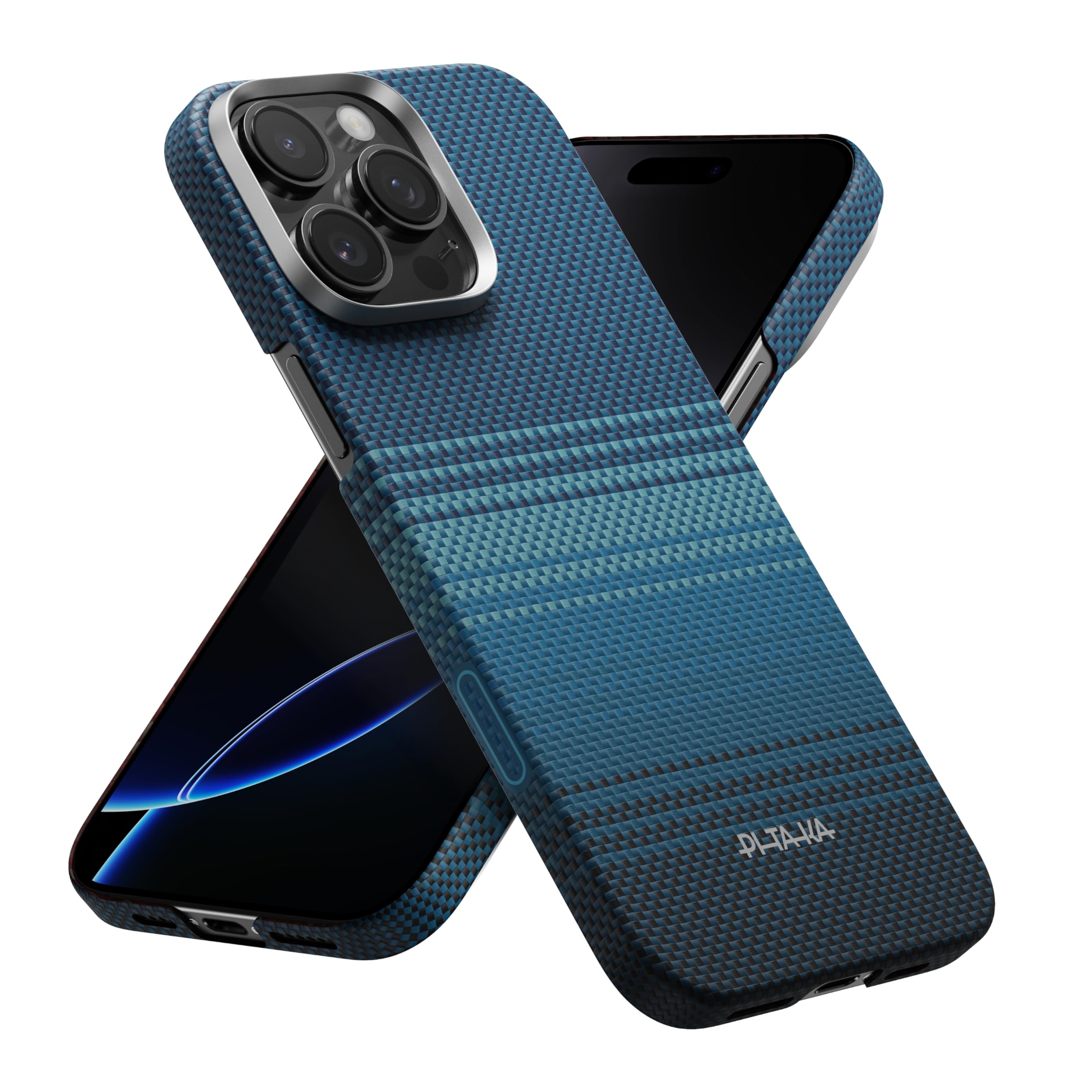 for iPhone 16 Pro Max Case Compatible with MagSafe, Thin & Light Case iPhone 16 Pro Max with a Caseless Feel, 1500D Aramid Fiber Woven [Tactile Woven-Moonrise]