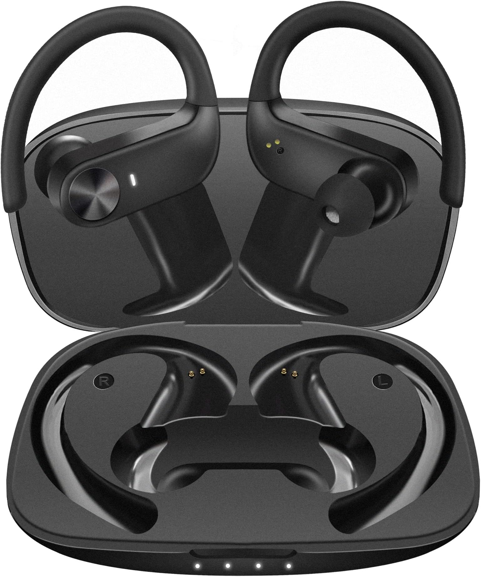 BEBEN Bluetooth 5.0 True Wireless Earbuds, IP68 Waterproof 40H Cyclic Playtime TWS Stereo Headphones for iPhone Android with Charging Case, in-Ear Earphones Headset with mic for Sport/Travel/Gym