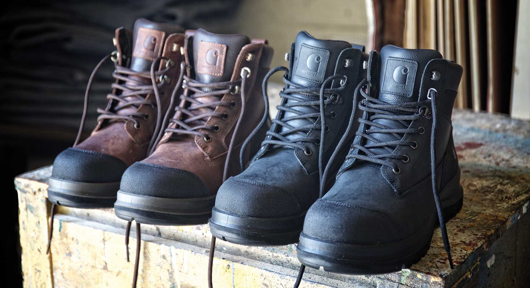 Carhartt Mężczyźni Carhartt Detroit Rugged Flex® buty ochronne S3 o wysokości 15 cmKonstrukcja buta