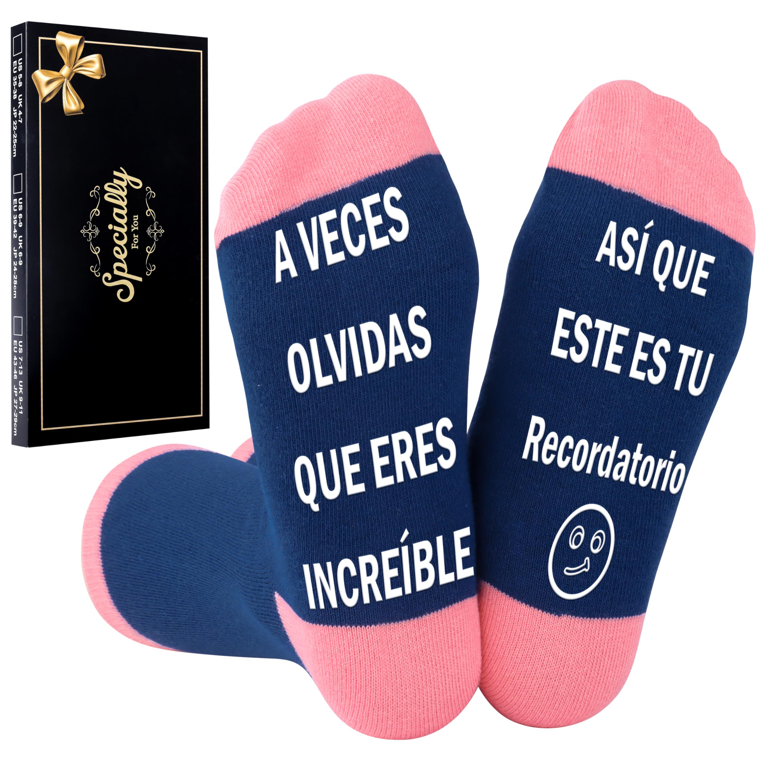 Rebundex Calcetines Regalos Originales para Mujer Regalo Amigo Invisible