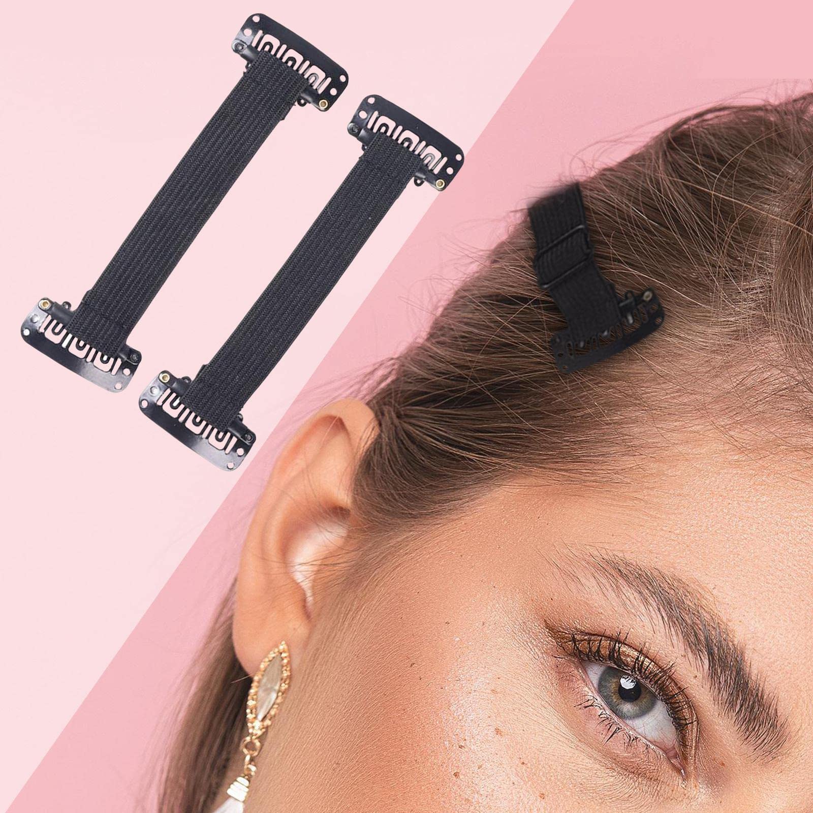 GUOOL クリップ付きフェイスリフト バンド フェイシャル リフティング ヘアバンド 見えない 再利用可能, ショート2点