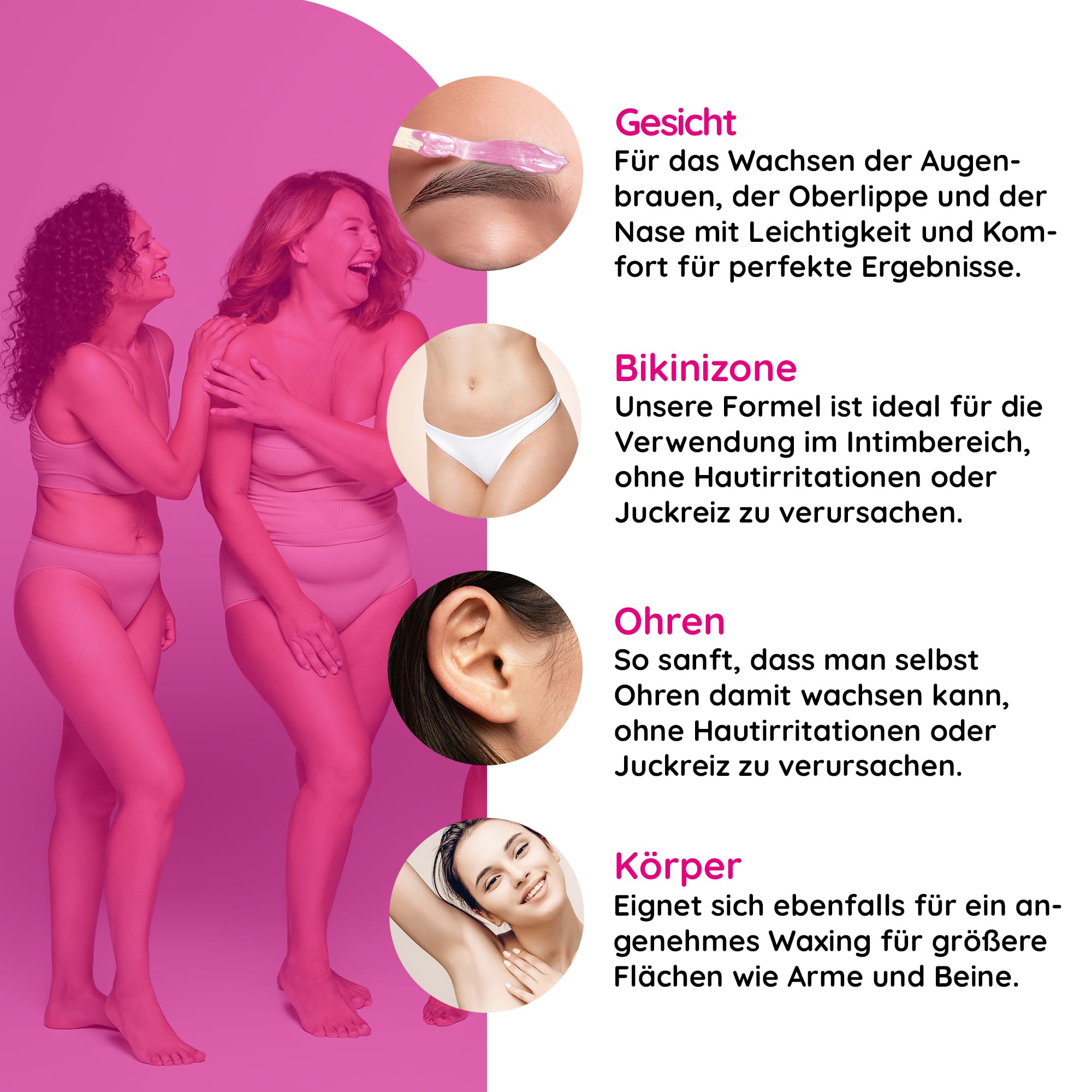 Next Generation Wax Berry Bomb Wachsperlen (800 g) – Premium Wachs geeignet für sensible Haut – Veganes Waxing ohne Vliesstreifen, Haarentfernung ab 1 mm Haarlänge, Brazilian Waxing