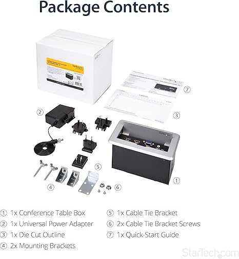 新作からsaleアイテム等お得な商品満載 Startech Com 会議用テーブルavコネクティビティbox 埋め込み型 充電usbポート Hdmi Vga Displayport入力 Hdmi出力 4k Box4hdecp2 アニメ Indonesiadevelopmentforum Com