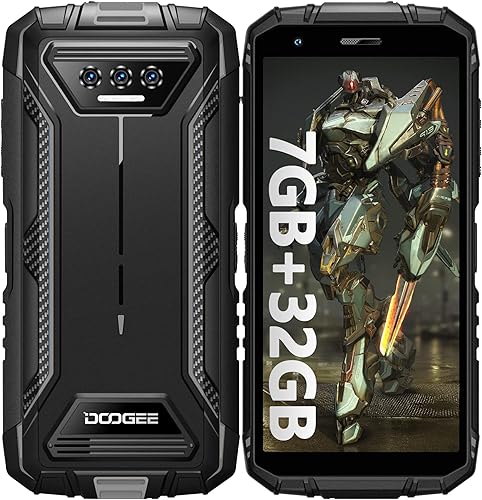 DOOGEE Smartphone resistente, S41 PRO, teléfono Android desbloqueado 2023, 7 GB+32 GB SD 1 TB, 5.5 pulgadas HD, 4G Dual Sim teléfono celular