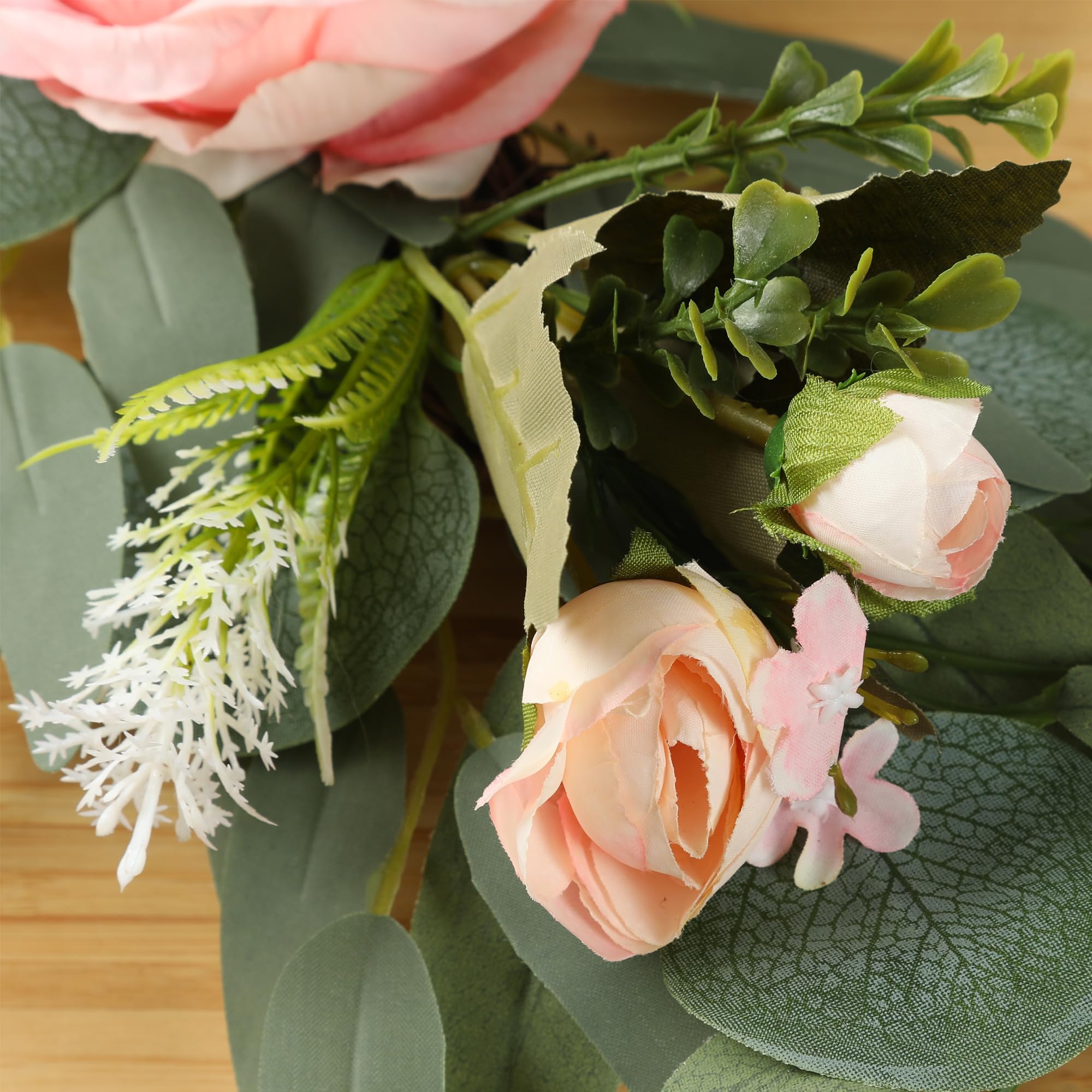 H&W Lot de 2 arches de mariage artificielles pour panneau de mariage, décoration de mariage poussiéreuse pour réception de mariage, cérémonie, toile de fond, table en cœur (pivoine de couleurs